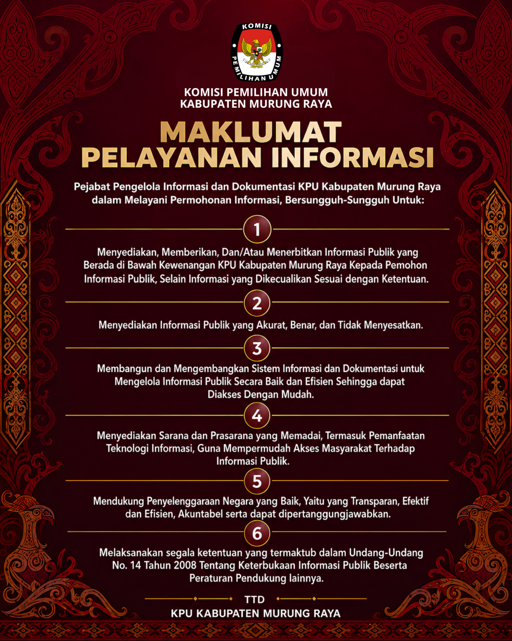 Maklumat Pelayanan Informasi